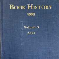 Book history. -- edited by Ezra Greenspan and Jonathan Rose. Vol. 3 : 2000 /