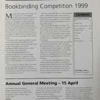 Designer Bookbinders newsletter; No.110; Spring 2000