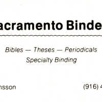 Sacramento Bindery