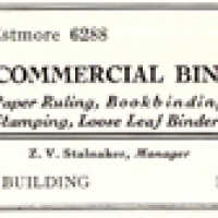 Commercial Bindery, The