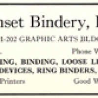 Sunset Bindery, Inc.