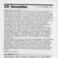 DB Newsletter; No. 27/28 September 1979