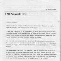 DB Newsletter; No/ 46 March 1984