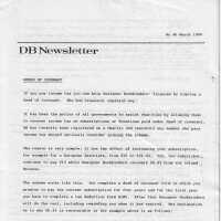 DB Newsletter; No/ 46 March 1984