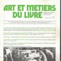 Art et metiers du livre: no. 102 Novembre 1980