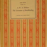 The literature of bookbinding / by A.R.A. Hobson.