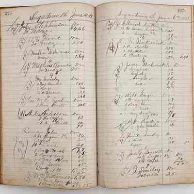 Daybook 1880-1882: Entries June 4-6, 1881