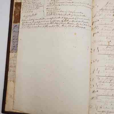 Worrall Daybook 1846-1852: second page of daybook; more recipes, including an ink recipe.