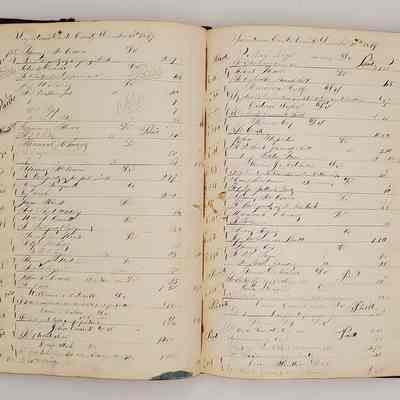 Worrall Daybook 1846-1852: Entries from December 18 to 20, 1849. Local names such as Hannah Cheever, Thomas Cox and George Garrett appear in these pages