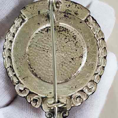 Warren Garrett Health Officer Badge, West Chester PA. circa 1920s: back of badge