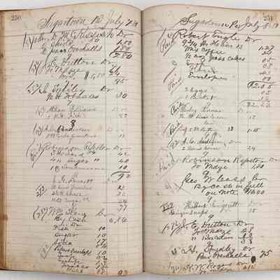Daybook 1880-1882: Entries July 7-8, 1881