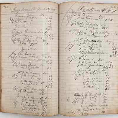 Daybook 1880-1882: Entries June 30- July 1, 1881