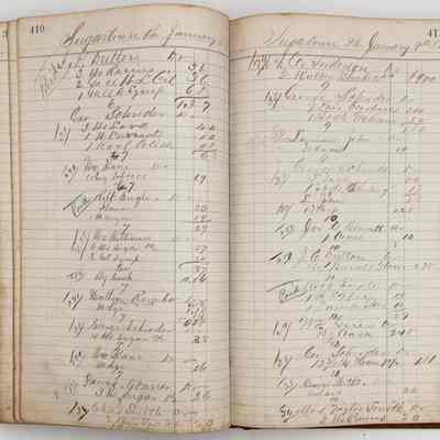 Daybook 1880-1882: Entries Jan 6-9, 1882