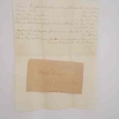 The Matlack and Bishop Collection; family history
