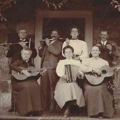 Local Families Photograph Collection/Edwin and Lydia Gilbert, Abbie Gilbert, Percy Wollaston, Elwood and Amy Ida Glisson, Ada Pearl
