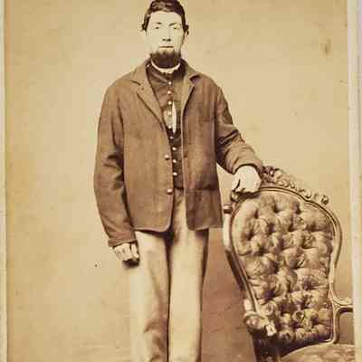 Garrett Family Manuscript Collection/unidentified man, circa 1860s, carte de visite