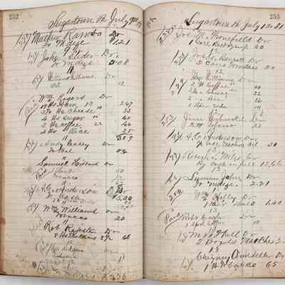 Daybook 1880-1882: Entries July 9-12, 1881