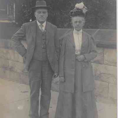 Local Families Photograph Collection/Elwood and Amy Ida Glisson (taken in Meadville, Crawford Co, PA)