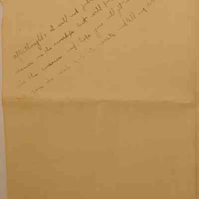 3b. Letter from Rulon J. Green (6/6): Sept 1 1907 Letter from Rulon J. Green mentioning his time spent in upstate New York (Schenectady, Albany, Amsterdam), running tests with machines for the United States and Japan. "Boys" from "colleges all over the U.S." are there. He asks to be remembered to Marguerite's sister and brothers. A section of the letter is in German; Sent from Schenectady, NY.