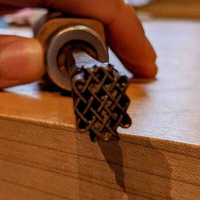 Celtic Knot Hand Stamp