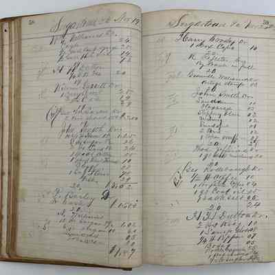 Daybook 1880-1882: Entries Nov 19-20