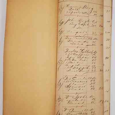 Worrall and John Family Records/Hillery John Daybook 1901-02