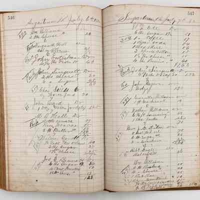 Daybook 1880-1882: Entries July 6-7, 1882