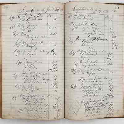 Daybook 1880-1882: Entries June 30-July 1, 1882