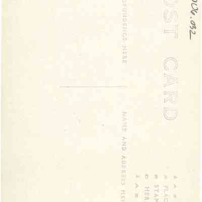 William Williams Jr. (postcard): back of photograph "Wm Williams Jr"

The stamp box design indicates production between 1904 and 1918.

Divided back (the line) indicates production 1907 or after.