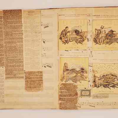 Lillian M. Hoopes scrapbook 1882-1898: page 7; clippings,  ephemera