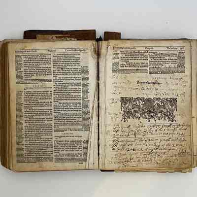 The Garrett Family Bible; The King James Holy Bible, circa 1642: Genealogy Information for the Garrett Family: