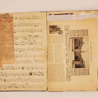 Lillian M. Hoopes scrapbook 1882-1898: page 4a; obituary