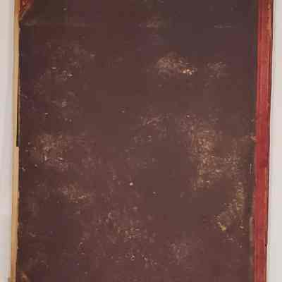 Lillian M. Hoopes scrapbook 1882-1898: back cover