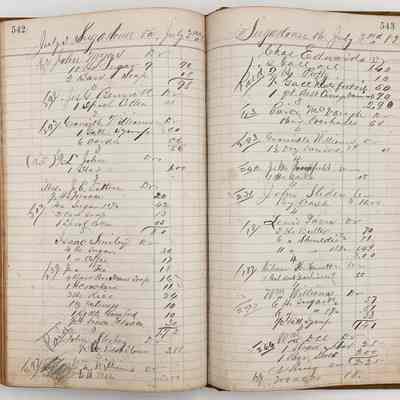 Daybook 1880-1882: Entries July 3, 1882