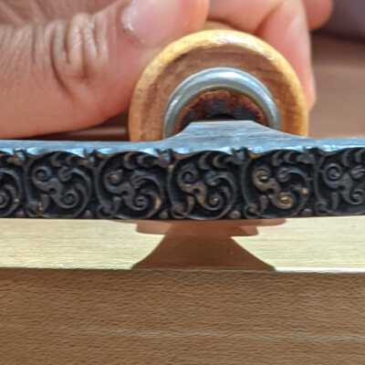 Scroll Swirl Hand Stamp