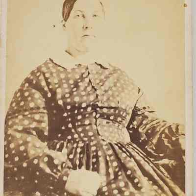 Garrett Family Manuscript Collection/unidentified woman, circa 1860s, carte de visite