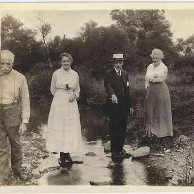 Local Families Photograph Collection/Claude Williams, Ida Stackhouse, Lewis Rodgers, May Hall; 1919