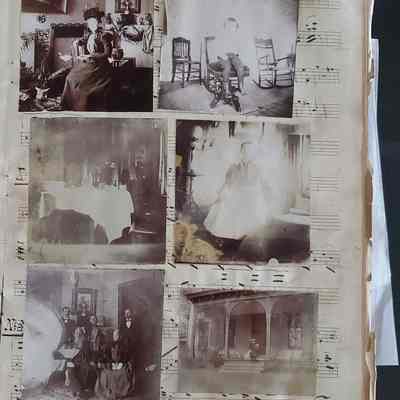 Lillian M. Hoopes scrapbook 1882-1898: 5b; Hoopes family photographs