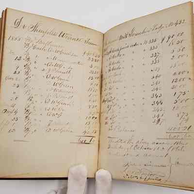 Treasurer Book, Ivanhoe Lodge I.O.O.F. 432 (1851-1887): Entries for 1866; Sharpless Worrall, Treasurer