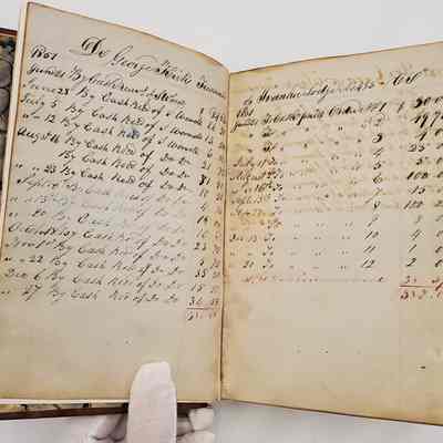 Worrall and John Family Records/Treasurer Book, Ivanhoe Lodge I.O.O.F. 432 (1851-1887)