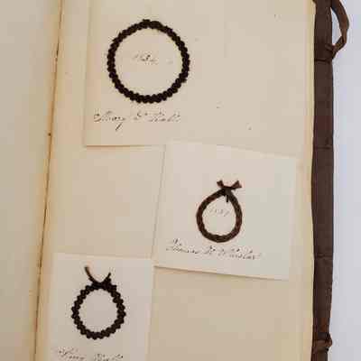 Amy H. Williams Manuscript Collection/Amy Hall Hair Album 1834-1844