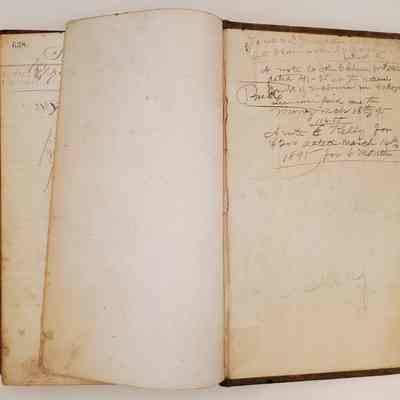 Daybook 1880-1882: last pages of Daybook, contains notations