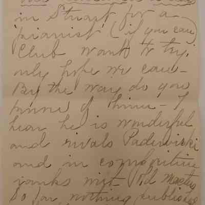 4b. Letter from Mame[?] L.[?] Hancock (4/6): Sept. 24th, 1915 Letter from Mame[?] L.[?] Hancock; sent from Stuart, FL.