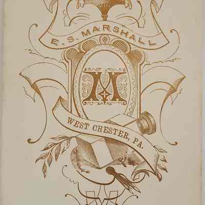 Clifford Garrett: back of photograph