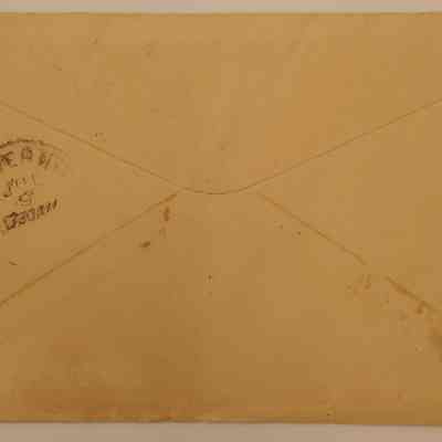 1e. Letter from Helen Hibberd (7/7): July 3rd, 1909 Letter from Helen Hibberd about her trip to Yellowstone and the Grand Canyon; Sent from Yellowstone, WY.
