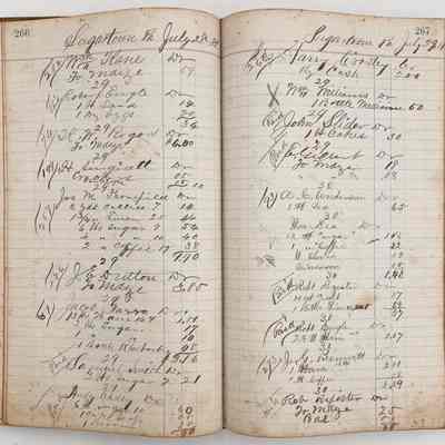 Daybook 1880-1882: Entries July 28-29, 1881