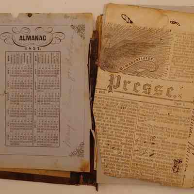 Misc. Papers: Almanac, Newspaper