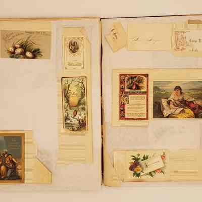 Lillian M. Hoopes scrapbook 1882-1898: page 26b; religious ephemera