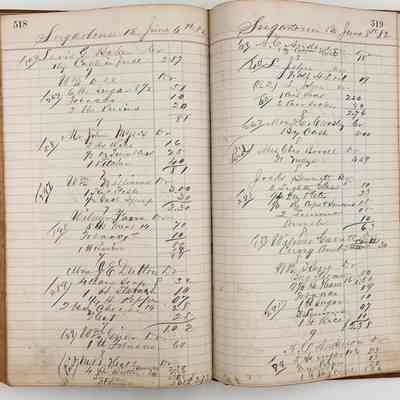 Daybook 1880-1882: Entries June 6-8, 1882