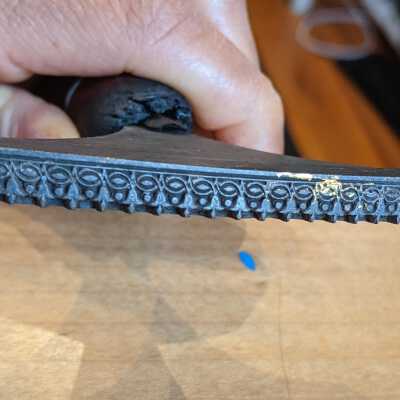 Long Scroll Hand Stamp
